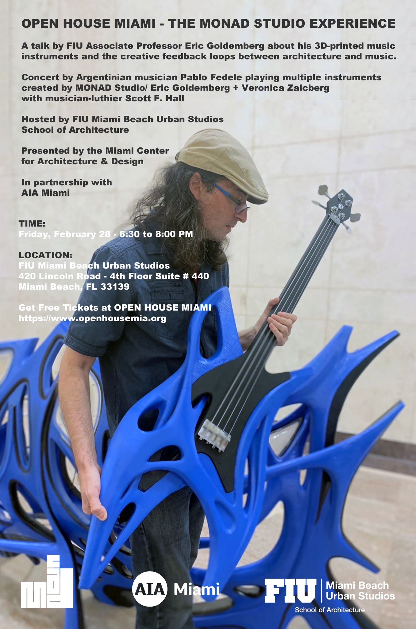 Pablo Fedele Live Performance at Monad Experience (FIU – MBUS South Beach) – Open House Miami